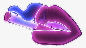Neon Clipart Lips - Queen Neon
