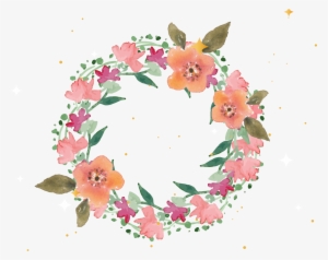 Wreath Flower Pink Transprent Png Free Download - Wreath