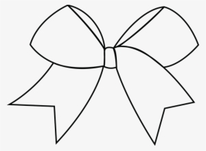 Graphic Library Download Bows Drawing Clipart - Transparent Cheer Bow