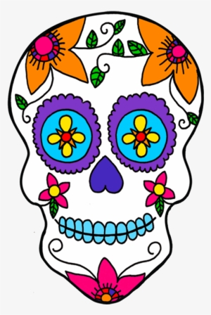 Mexico Day Of The Dead Calavera Sugar Skulls Dia De - Decorated Skull Clipart Png