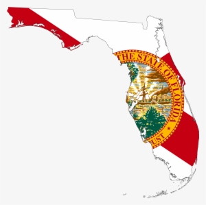 2000px Flag Map Of Florida - Florida Flag Map