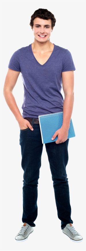 Student Free Png Image - People In Blue T Shirt Transparent Background