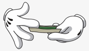 Cartoon Blunt Png - Mickey Mouse Hands Rolling Joint