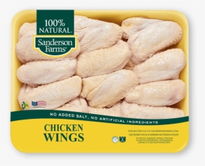 Chicken Wings Family Pack - Sanderson Farms Fresh 97% Fat Free Boneless, Skinless