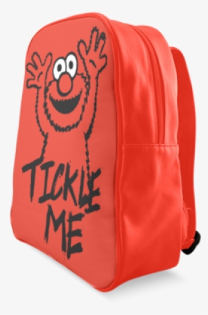 Sale New Summer Leather Backpack With Elmo Tickle Me - Bag