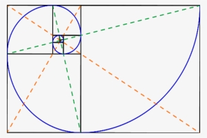 Golden Spiral & Triangle 1 - Golden Ratio