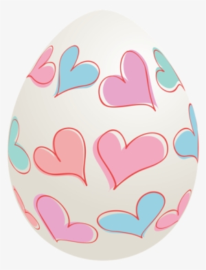 Egg Clipart Heart - Hearts And Easter Eggs