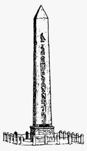 Great Pyramid Of Giza Vatican Obelisk Drawing Monument - Obelisk Drawing