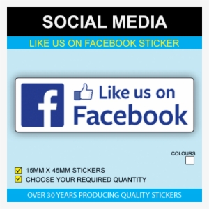 Like Us On Facebook Stickers