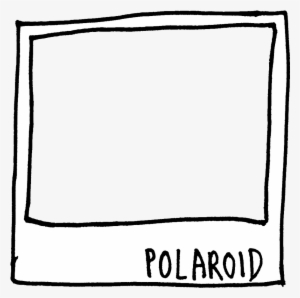 Polaroid Frame // I Posted/reblogged Something Similar - Line Art