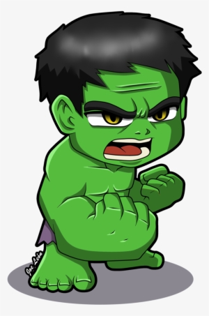 Collection Of Free Drawing Download On Ubisafe - Hulk Chibi Png