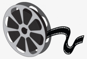 Movie Reel Clipart Video Film Cinema - Png Movie Reel Clipart Black And White