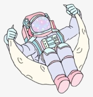 Clip Free Adesivo Adesive Tumblr Followme Follow M - Astronaut Tumblr Png