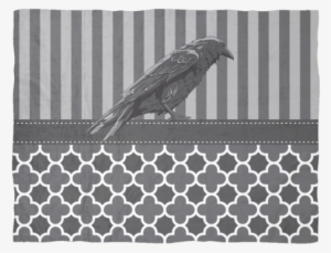 raven gray stripes trendy - bathroom