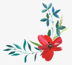 Hand-painted, Watercolor, Flower - Watercolor Flower Transparent