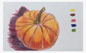 Below Is My Second Art Piece - Pumpkin