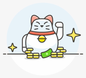Download Svg Download Png - Lucky Cat Icon