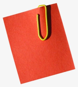 Post It Note Bureau Trombonne Courrier Clip Art Png - Red Sticky Note Png