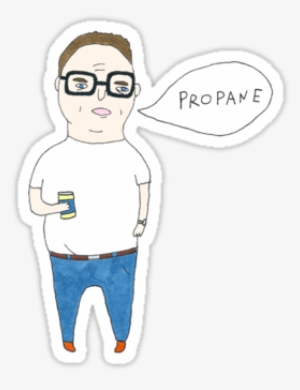 "hank Hill" Stickers By Yippywhippy - Cartoon