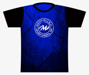 Motiv Deep Blue Grunge Express Dye Sublimated Jersey - Blue