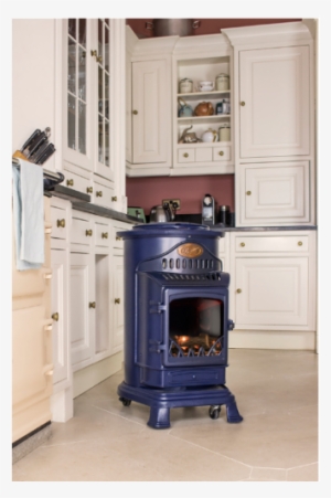 Provence Portable Real Flame Gas Heater In Blue - Provence Calor Gas Heater