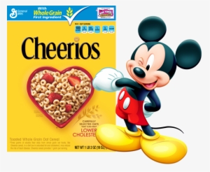 The First Cereal That Comes To Everyone's Mind Is Cheerios, - Mickey Mouse Oh Twodles