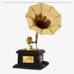 Gramophone Png File - Brass Gramophone