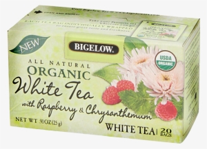Bigelow Organic White Tea With Raspberry & Chrysanthemum