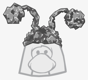 Tinfoil Hat Icon - Up Sweep Club Penguin