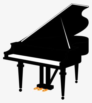 Grand Piano Clipart Free Black And White Cliparts And - Piano Free Clip Art