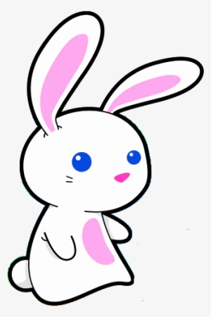 Kawaii Png - Bunny Thinking Of A Bunny Cross Stitch