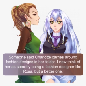 Someone Said Charlotte Carries Around Fashion Designs - My Candy Love University Life Amber