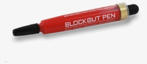 Blockout Pen Red - River City Graphic Supply