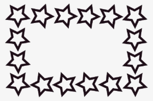 Mb Image/png - Stars Clipart Black And White Border