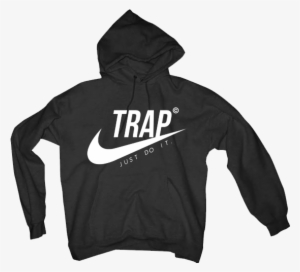 Image Of Trap Hoodie - Black Hoodie Template