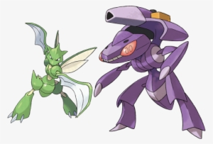 Scyther And Genesect - Pokemon Genesect