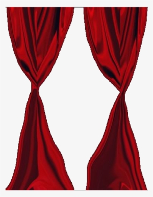 Red Purl Backgound Curtains Clip Art Red Png Image - Black C