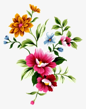 Crochet Clipart Watercolor - Floral Png