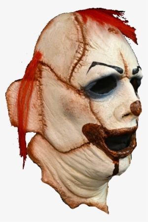 Leatherface Clown Horror Face Mask - Skinner The Clown Mask