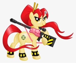 Aleximusprime, Gun, Looking At You, Plot, Ponified, - Yoko My Little Pony