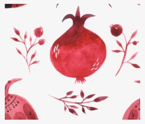 Persian Pomegranate 3 Fabric By Zahramakes On Spoonflower - Spoonflower, Inc.