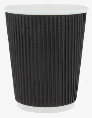 Rib Cup Black 350ml - Vase