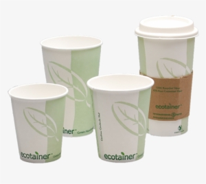 8oz Ecotainer Hot Cup - Paper Cup Compostable