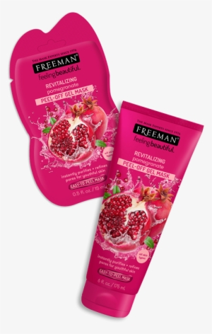 Freeman® Beauty Revitalizing Pomegranate Peel Off Gel - Hydrating Cactus Cloudberry Water Gel Mask