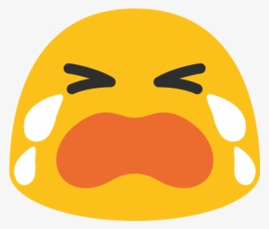 File - Emoji U1f62d - Svg - Google Blob Emoji