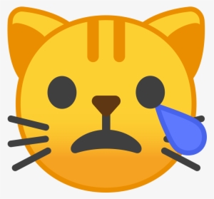 Cat with wry smile emoji clipart. Free download transparent .PNG