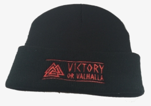 Valknut Victory Or Valhalla Beanie - Beanie