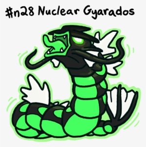 There Is No Pose From Which Gyarados Is Easy To Draw - Pokemon Gyarados Nuclear Png