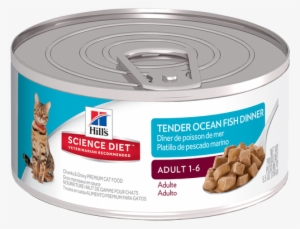 Sd Adult Tender Ocean Fish Dinner Cat Food - Hills Canned Pet Food