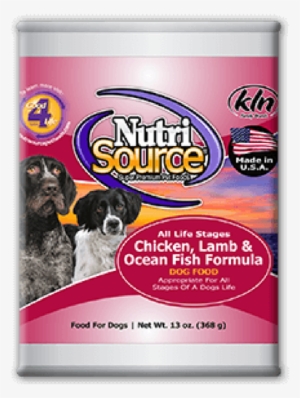 Nutrisource Chicken, Lamb & Ocean Fish Canned Dog Food - Nutrisource Chicken Lamb & Fish Canned Dog Food